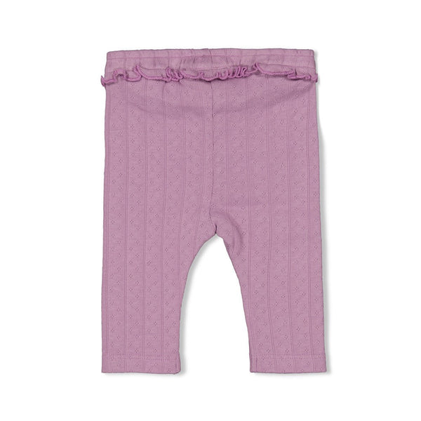 Feetje Legging pointelle rib - Flower Ranch