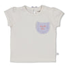 Meisjes T-shirt - Sea La Vie van Feetje in de kleur Offwhite in maat 86.