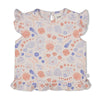 Meisjes T-shirt AOP - Sea La Vie van Feetje in de kleur l.Roze in maat 86.