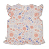 Meisjes T-shirt AOP - Sea La Vie van Feetje in de kleur l.Roze in maat 86.