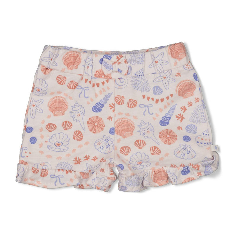 Meisjes Short AOP - Sea La Vie van Feetje in de kleur l.Roze in maat 86.