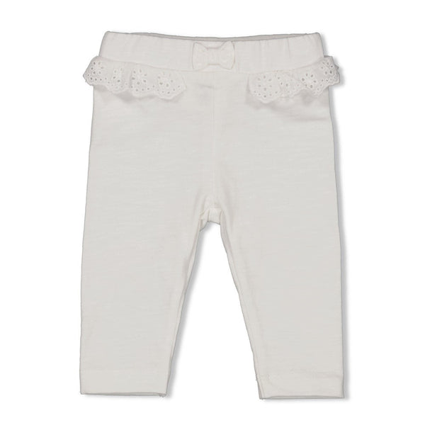 Meisjes Legging - Sea la Vie van Feetje in de kleur Offwhite in maat 86.
