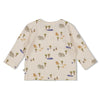Jongens Longsleeve rib AOP - Safari Savage van Feetje in de kleur Offwhite in maat 86.