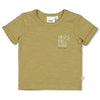 Jongens T-shirt - Safari Savage van Feetje in de kleur Groen in maat 86.