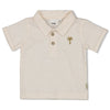 Jongens Polo - Safari Savage van Feetje in de kleur Offwhite in maat 86.