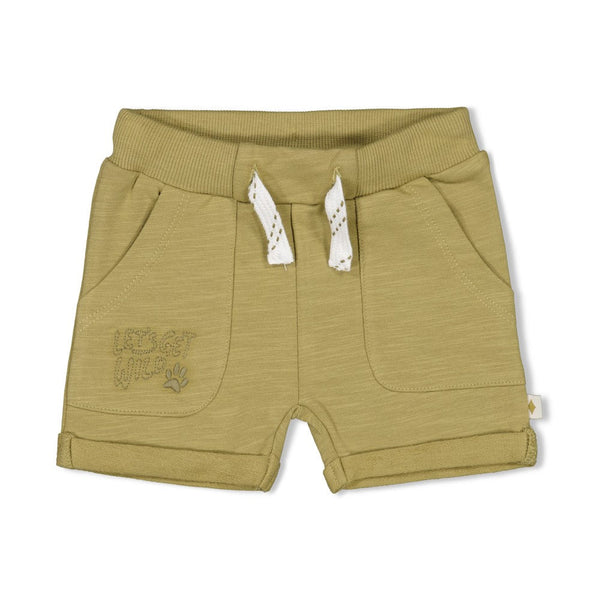 Jongens Short - Safari Savage van Feetje in de kleur Groen in maat 86.
