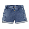 Jongens Short jogg denim - Safari Savage van Feetje in de kleur L.blauw denim in maat 86.