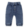Jongens Broek jogg denim - Safari Savage van Feetje in de kleur L.blauw denim in maat 86.