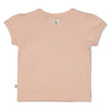 Meisjes T-shirt - Let Your Dreams Blossom van Feetje in de kleur Perzik in maat 86.