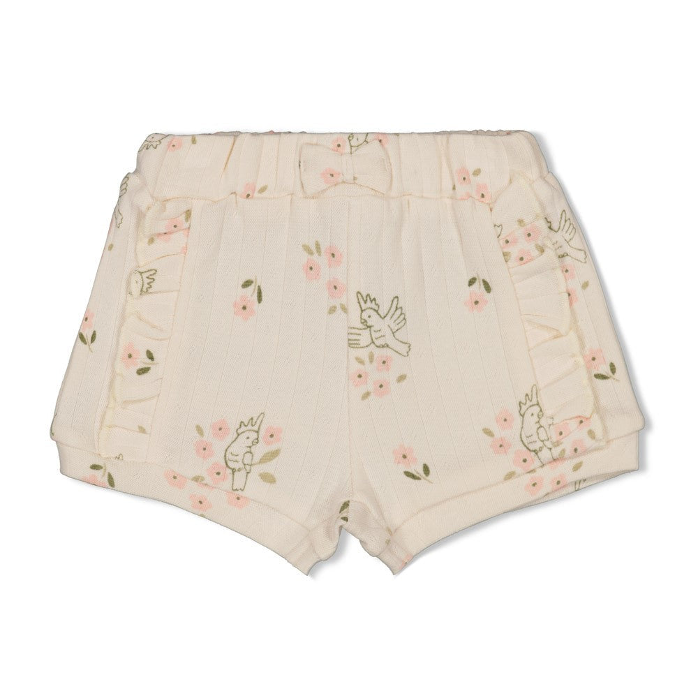 Feetje Short pointelle rib AOP - Let Your Dreams Blossom