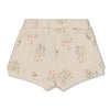 Meisjes Short pointelle rib AOP - Let Your Dreams Blossom van Feetje in de kleur Offwhite in maat 86.