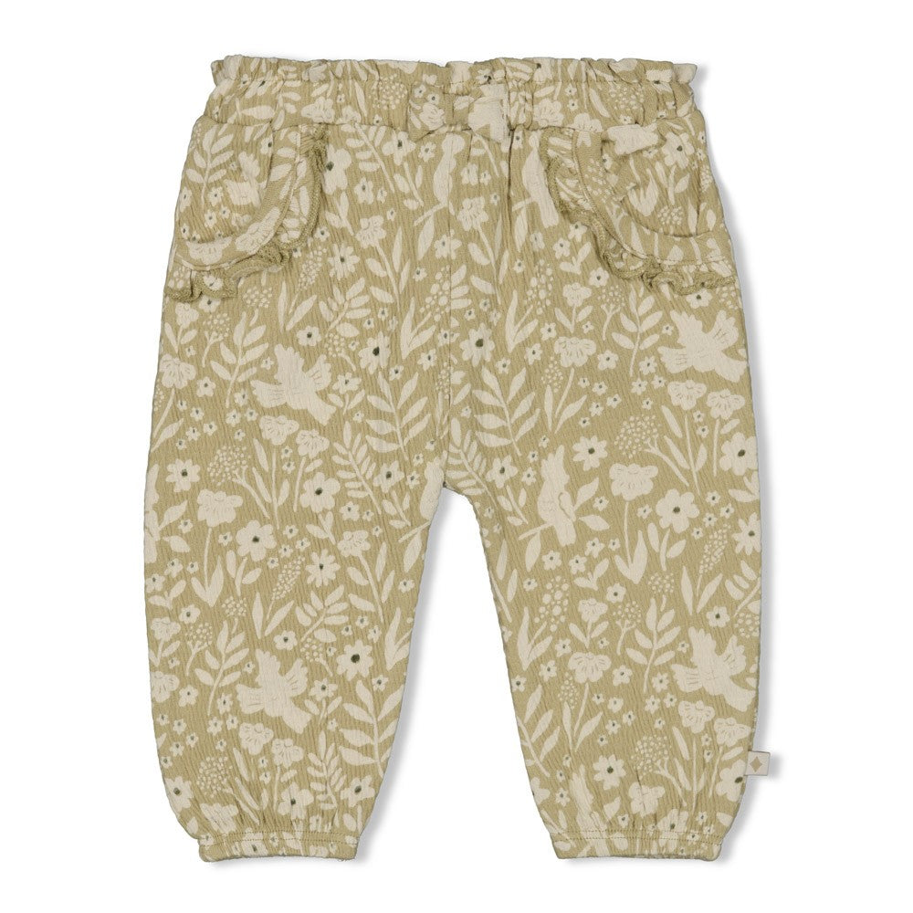 Feetje Broek crinkle AOP - Let Your Dreams Blossom