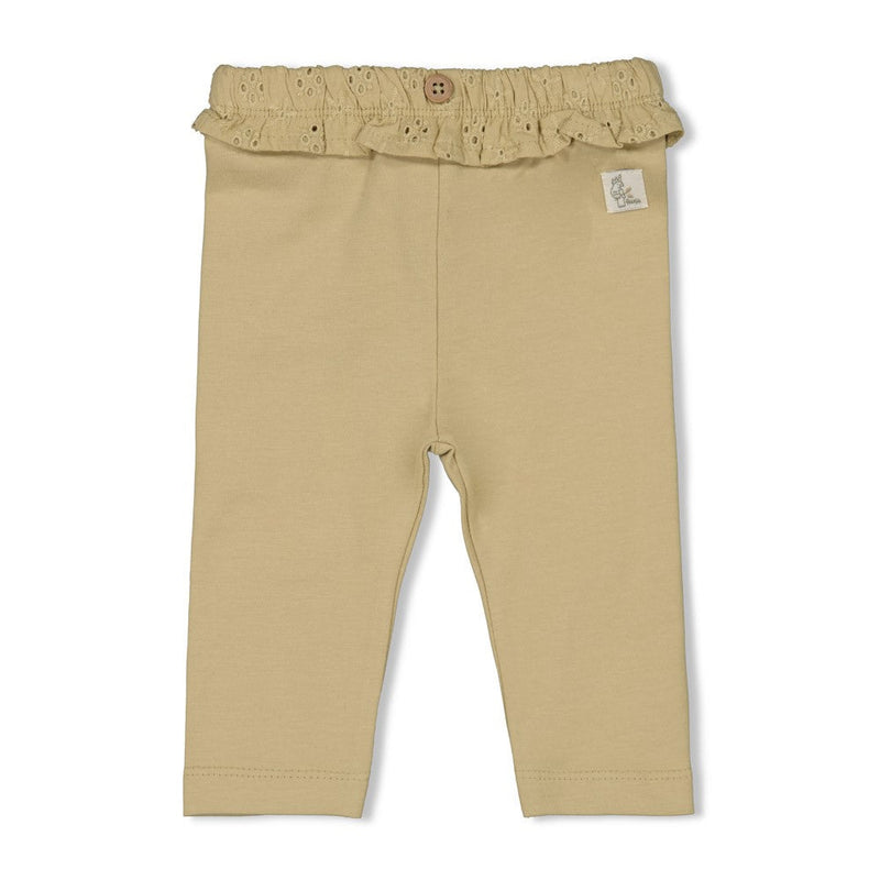 Meisjes Legging - Let Your Dreams Blossom van Feetje in de kleur Groen in maat 86.