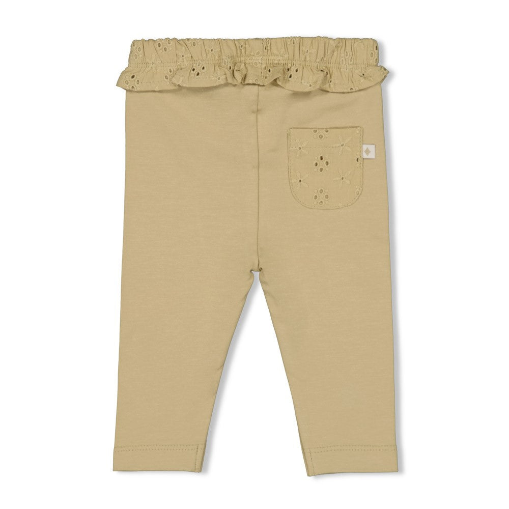 Meisjes Legging - Let Your Dreams Blossom van Feetje in de kleur Groen in maat 86.