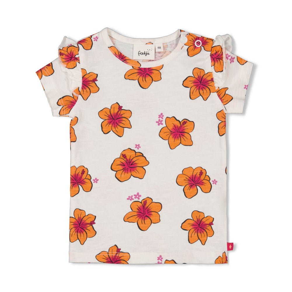 Feetje T-shirt AOP - Love Peace Aloha