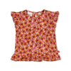 Meisjes T-shirt AOP - Love Peace Aloha van Feetje in de kleur Perzik in maat 86.