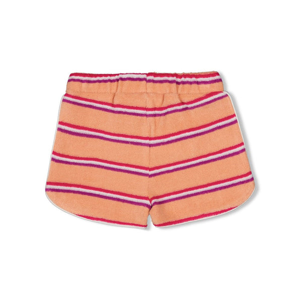 Feetje Short streep badstof - Love Peace Aloha