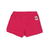 Meisjes Short - Love Peace Aloha van Feetje in de kleur Fuchsia in maat 86.