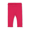 Meisjes Legging rib - Love Peace Aloha van Feetje in de kleur Fuchsia in maat 86.