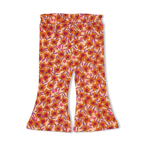 Feetje Flare broek AOP - Love Peace Aloha