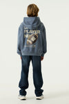 Jongens Hooded sweater van Garcia in de kleur Jay Blue in maat 176.