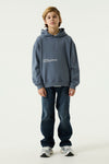 Jongens Hooded sweater van Garcia in de kleur Jay Blue in maat 176.