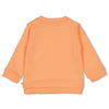 Jongens Sweater - Lagoon Legends van Feetje in de kleur Neon Oranje in maat 86.