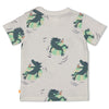 Jongens T-shirt AOP - Lagoon Legends van Feetje in de kleur Wit in maat 86.