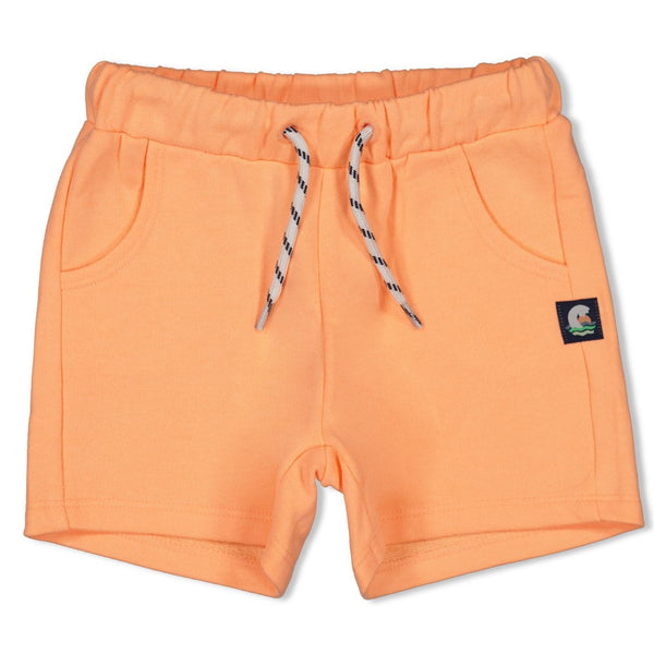 Jongens Short - Lagoon Legends van Feetje in de kleur Neon Oranje in maat 86.