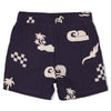 Jongens Short mousseline AOP - Lagoon Legends van Feetje in de kleur Indigo in maat 86.