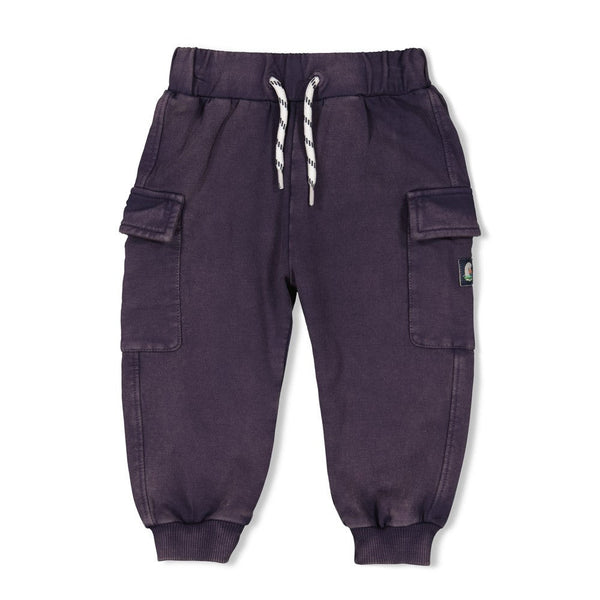 Jongens Broek jogg denim - Lagoon Legends van Feetje in de kleur Indigo in maat 86.