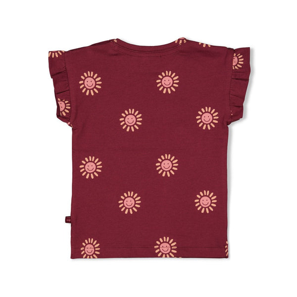 Feetje T-shirt AOP - Salsa Sunset