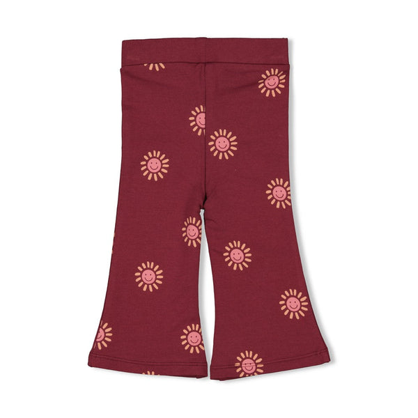 Feetje Flare broek AOP - Salsa Sunset