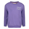 Meisjes Sweater met backprint - Rolling into Spring van Jubel in de kleur Paars in maat 128.