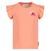 Meisjes T-shirt met backprint - Salsa Sunset van Jubel in de kleur Zalm in maat 128.