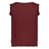 Meisjes Singlet rib - Salsa Sunset van Jubel in de kleur Bordeaux in maat 128.