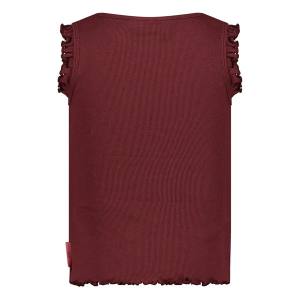 Jubel Singlet rib - Salsa Sunset