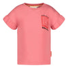 Meisjes T-shirt met backprint - Salsa Sunset van Jubel in de kleur Roze in maat 128.