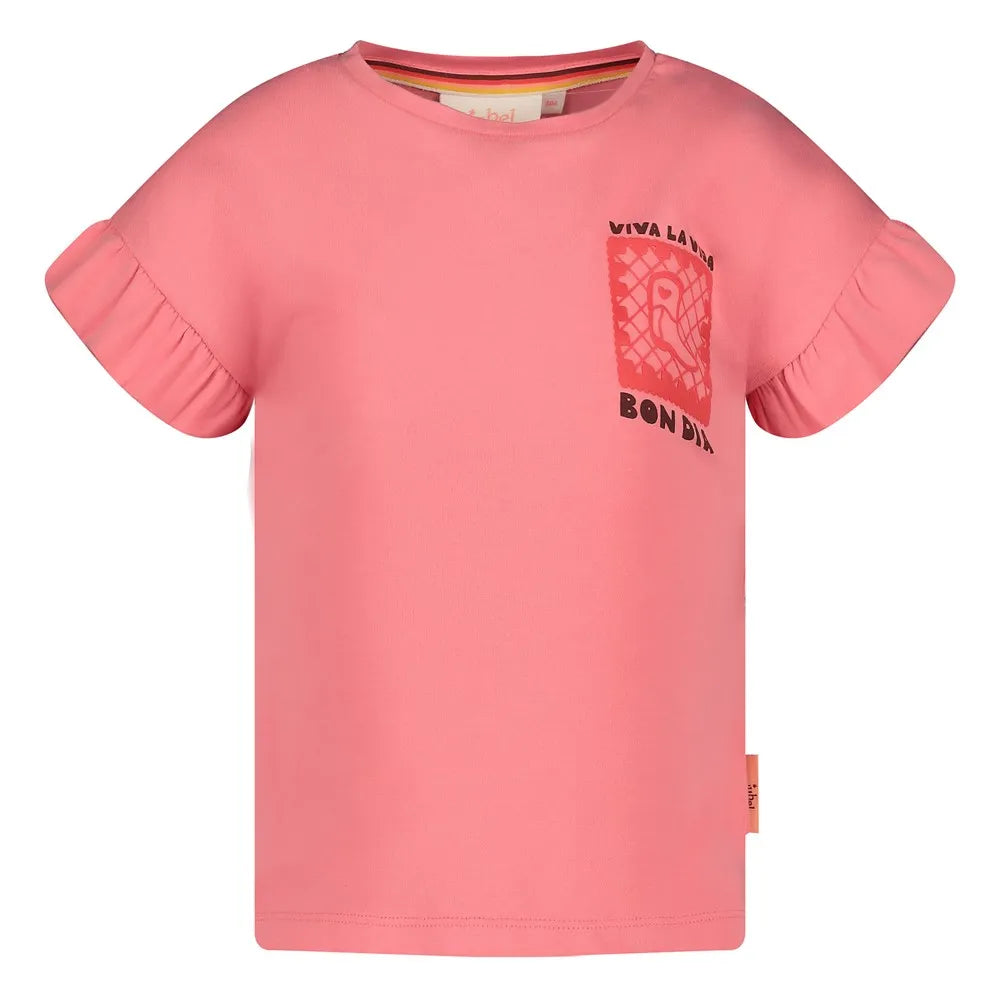 Jubel T-shirt met backprint - Salsa Sunset