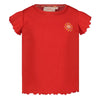 Meisjes T-shirt rib - Salsa Sunset van Jubel in de kleur Rood in maat 128.