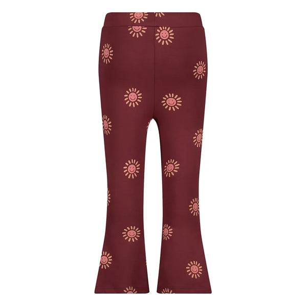 Jubel Flared broek AOP - Salsa Sunset