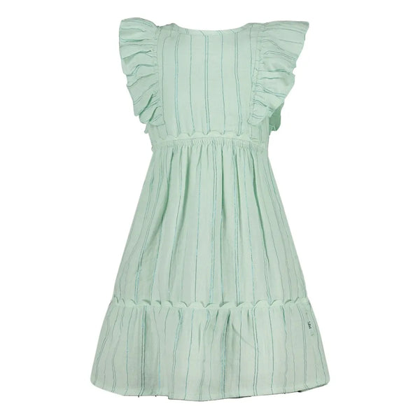 Meisjes Jurk mousseline - Lazy Lagoon van Jubel in de kleur Mint in maat 128.