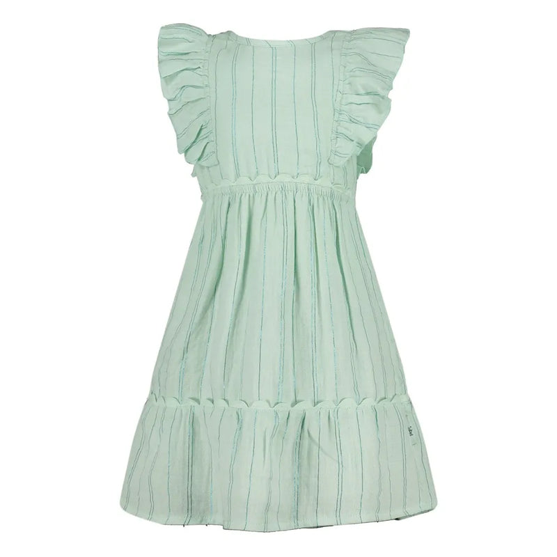 Meisjes Jurk mousseline - Lazy Lagoon van Jubel in de kleur Mint in maat 128.