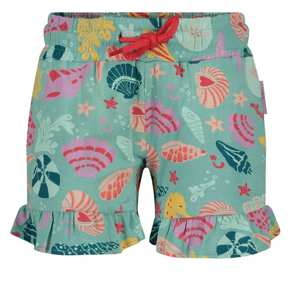 Meisjes Short AOP - Lazy Lagoon van Jubel in de kleur Jade Groen in maat 128.