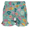 Meisjes Short AOP - Lazy Lagoon van Jubel in de kleur Jade Groen in maat 128.