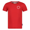 Jongens T-shirt - Run the Day van Sturdy in de kleur Rood in maat 128.