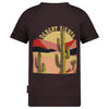 Jongens T-shirt - Desert Fiesta van Sturdy in de kleur d.Bruin in maat 128.