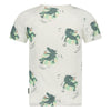 Jongens T-shirt AOP - Lagoon Legends van Sturdy in de kleur Wit in maat 128.