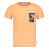 Jongens T-shirt - Lagoon Legends van Sturdy in de kleur Neon Oranje in maat 128.