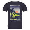 Jongens T-shirt - Lagoon Legends van Sturdy in de kleur Indigo in maat 128.
